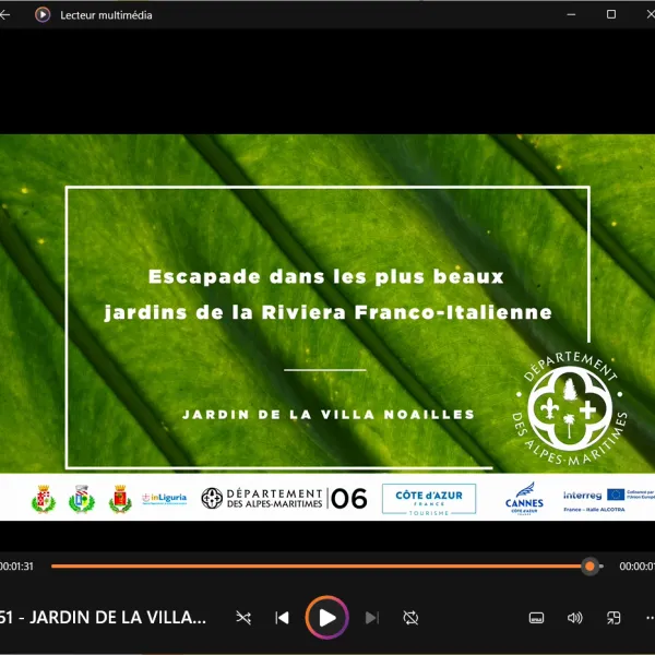 Escapade dans les plus beaux jardins de la Riviera Franco Italienne - Les Jardins de la Villa Noailles 