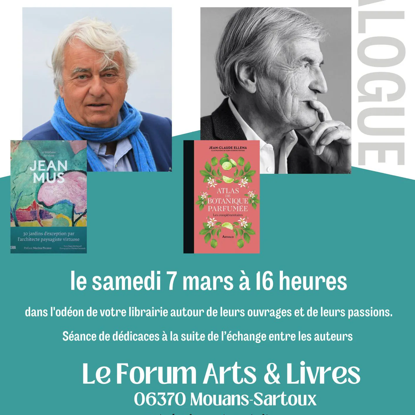 Dialogue entre Jean Mus & Jean-Claude Ellena