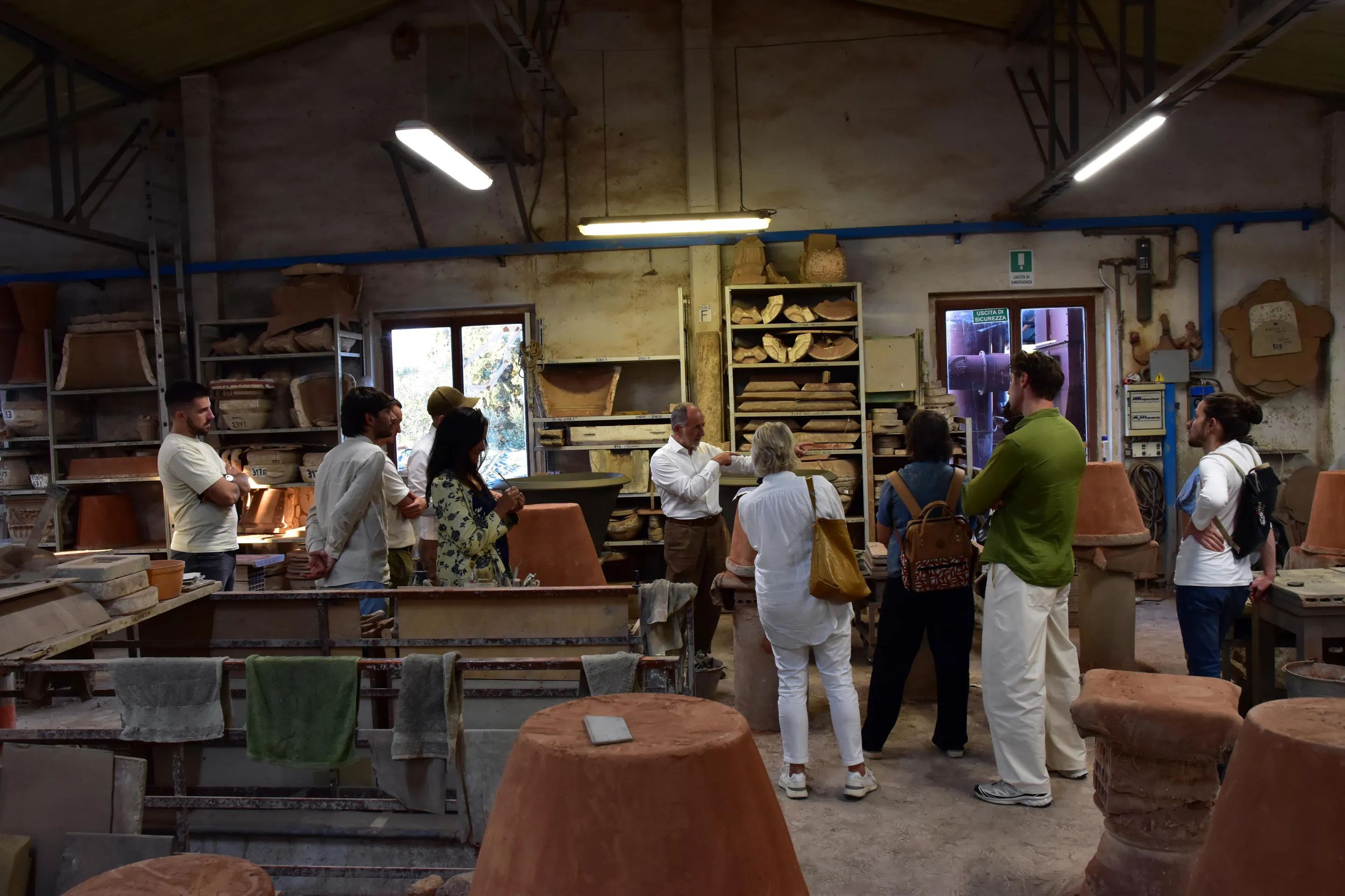 Poggi Ugo, histoire de la terracotta d'Impruneta 